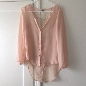 Sheer Blush Blouse